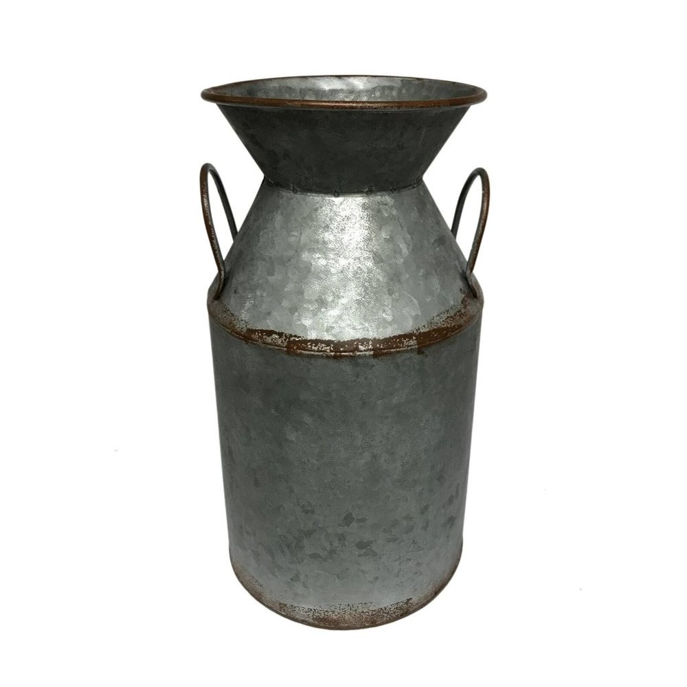 Large Double Handle Milk Can Farmhouse Decor